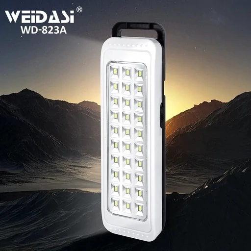 چراغ اضطراری شارژی ویداسی WD-823A – نور قوی، ایدهآل کمپینگ و منزل
